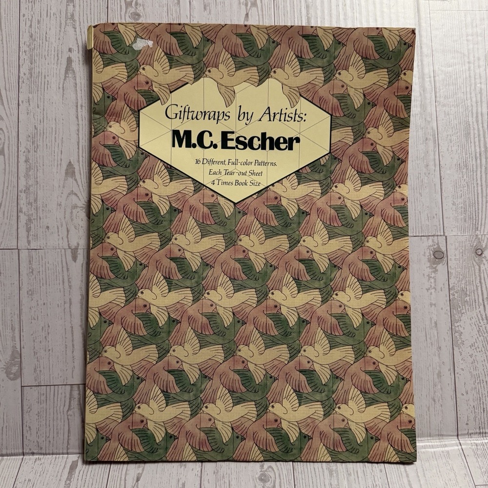 Giftwraps By Artists: M.C. Escher By Joost Elffers 1987 - Christmas Wrap